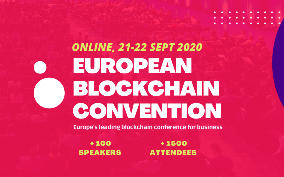 EBC: La European Blockchain Convention lancia la sua prima edizione virtuale il 21-22 settembre!