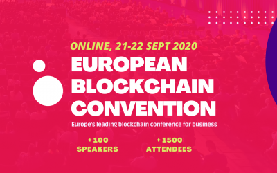 EBC: La European Blockchain Convention lancia la sua prima edizione virtuale il 21-22 settembre!