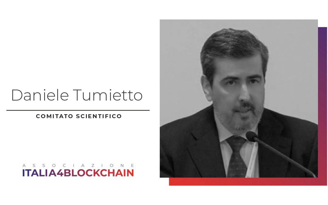 Daniele Tumietto nuovo membro del Comitato Scientifico di Italia4Blockchain